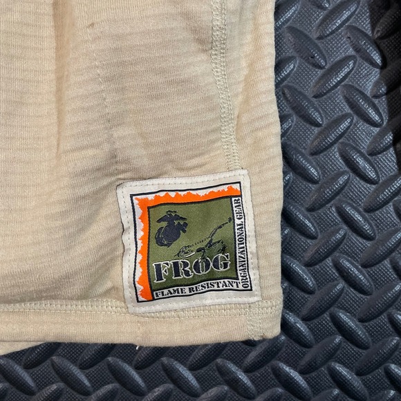 USMC FROG Peckham Desert Tan Flame Resistant Tactical Shirt Medium‎ Long - Picture 4 of 9